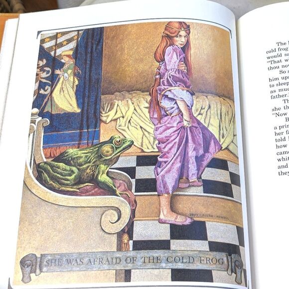 The Old Fashioned Storybook Cloth Bound Gold Edge Fairytale Volume 1985 - Picture 11 of 15